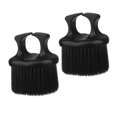 Happyyami 2pcs Men Beard Brush Retro Oil Brush for Beard and Mustache Styling Barber Supplies Hair Styling Tool