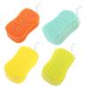 SAFIGLE 4pcs Loofah Sponge Glove Hand Strap Exfoliating Bath Sponges for Shower Body Wash Scrubbers for Men Women view 1