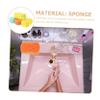 SAFIGLE 4pcs Loofah Sponge Glove Hand Strap Exfoliating Bath Sponges for Shower Body Wash Scrubbers for Men Women view 2