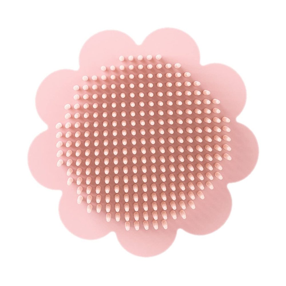PartyKindom Hair Brush Soft Food Grade Silicone Shampoo Brush for Gentle Cleaning Bath Tool Lightweight and Travel Friendly for Newborn Scalp Care