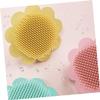PartyKindom Hair Brush Soft Food Grade Silicone Shampoo Brush for Gentle Cleaning Bath Tool Lightweight and Travel Friendly for Newborn Scalp Care view 2