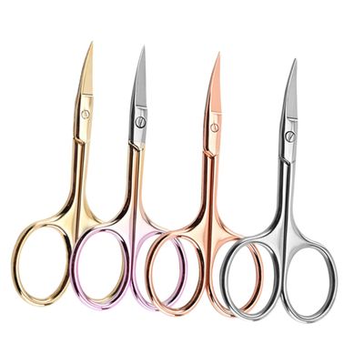 SAFIGLE 4pcs Scissors for Men Barber Shop Stainless Steel Nose Hair Scissors Precision Trimming Home Diy Kit Random