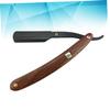 PACKOVE 2pcs Manual Razor for Men Barber Steel Razor Bloodwood Handle Shaving for Beard Sideburns Fine Hair view 4