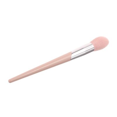 NOLITOY Flame Pink Makeup Brush Set 3-Piece Powder and Blush Brushes for Women Soft Bristle Face Makeup Tools for Loose and Pressed Powder Application