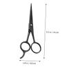LIFKOME Hairdressing Scissors Straight Cut Scissors Hair Styling Tools Hair Salon Cutter for Barber view 3