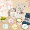 Get Well Gift Box for Women - Hugs & Healing Luxury Care Package for Her, Feel Better Soon Basket - Sympathy and After Surgery Recovery Gifts - Thinking of You view 4