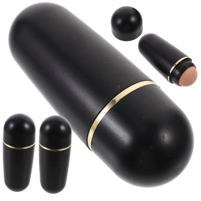 Beaupretty 4pcs Volcanic Stone Facial Oil Absorbing Balls for Oily Skin Castor Oil Roller for Face