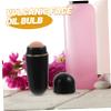 Beaupretty 4pcs Volcanic Stone Facial Oil Absorbing Balls for Oily Skin Castor Oil Roller for Face view 4
