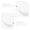 Baluue 2pcs Bath Sponges Gentle PVA Body Scrubber for Smooth Skin for Boy Girl and Adults for Daily Bathing and Exfoliation Creamy White Color view 3