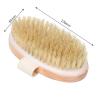 1pcs Exfoliating Wooden Body Massage Shower Brush Natural Bristle Bath Brush Soft Woman Man Care Wet Dry Body Brush view 2