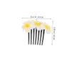 AUTSUPPL 4pcs Hawaiian Plumeria Flower Hair Combs for Women Lightweight Decorative Hairpins for Girls Brides Sturdy Easy to Use Side Barrettes for Various Occasions view 3