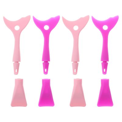 Ipetboom 4pcs Blending Brush for Makeup Eyeshadow Applicator Tool Waterline Eyeliner Eyelash Tools Eyeliner Stencils Eyebrow Stencils Eyeshadow Palette