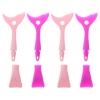 Ipetboom 4pcs Blending Brush for Makeup Eyeshadow Applicator Tool Waterline Eyeliner Eyelash Tools Eyeliner Stencils Eyebrow Stencils Eyeshadow Palette view 1