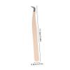 BATHVEVE Lash Tweezers for Eyelash Extensions Curved Beauty Tool for Easy Application of False Lashes Double Tape and Volume Eyelash Extensions view 2