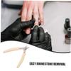 ARTSEWPLY Stainless Steel Nail Art Rhinestone Remover Nipper 2 Pcs Easy Gem Extraction Tool for Manicure Nail Art Charms and Jewelry Chain Removal view 3
