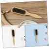 CTIRCHIU 2pcs Gentle Boar Bristle Beard Brush for Men Soft Grooming Brush for Home and Travel Lightweight Portable and Skin-friendly Beard Care Tool view 3