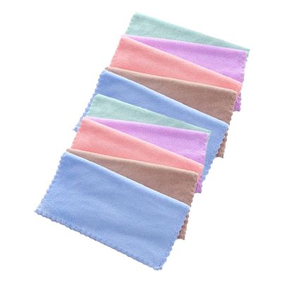 VICASKY Face Towel Set 10pcs Makeup Remover Cloths Soft Gentle for Face Cleansing Square Washcloths for Women Girls for Home Travel