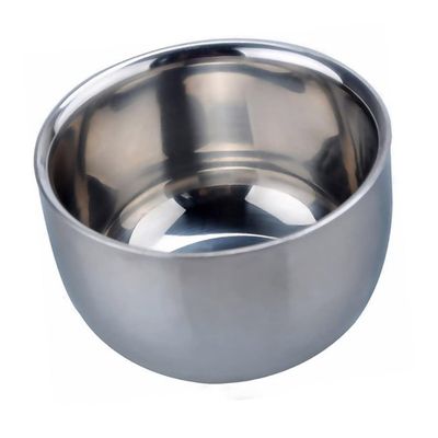 PACKOVE Stainless Steel Shaving Bowl for Men Bubbling Cup for Shaving Soap Design for Home Barber Shop and Salon Use Convenient for Easy Storage