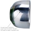 PACKOVE Stainless Steel Shaving Bowl for Men Bubbling Cup for Shaving Soap Design for Home Barber Shop and Salon Use Convenient for Easy Storage view 2