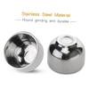PACKOVE Stainless Steel Shaving Bowl for Men Bubbling Cup for Shaving Soap Design for Home Barber Shop and Salon Use Convenient for Easy Storage view 3