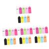 Baluue 36pcs Lipstick Protective Keychains Lipstick Holders for Storage for Makeup Lovers Convenient Key Ring Attachments for Home Go view 1