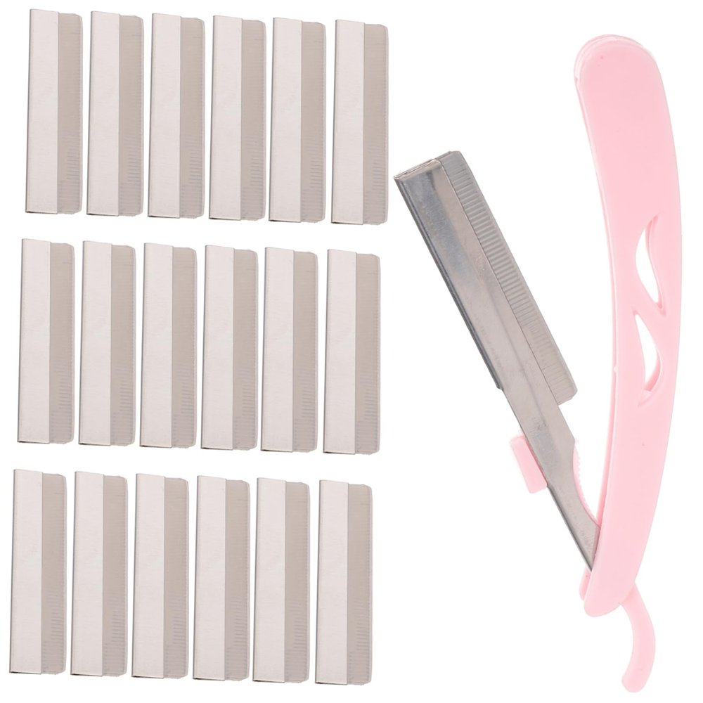 PACKOVE 101pcs Eyebrow Trimmer and Hair Removal Tools Set Safe Makeup Shaver for Beginners Portable Grooming Kit for Eyebrow Shaping and Facial Hair Removal