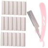 PACKOVE 101pcs Eyebrow Trimmer and Hair Removal Tools Set Safe Makeup Shaver for Beginners Portable Grooming Kit for Eyebrow Shaping and Facial Hair Removal view 1