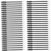COMPUKAS 50pcs Disposable Eyebrow Brush and Lash Brush Makeup Tools for Eyelash Extensions Easy to Use Travel Beauty Kit Black view 1