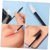 COMPUKAS 50pcs Disposable Eyebrow Brush and Lash Brush Makeup Tools for Eyelash Extensions Easy to Use Travel Beauty Kit Black view 2