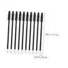 COMPUKAS 50pcs Disposable Eyebrow Brush and Lash Brush Makeup Tools for Eyelash Extensions Easy to Use Travel Beauty Kit Black view 4