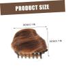 TOGEVAL 2pcs Cat Ear Bun Hairpiece Chignon Extensions Clip for Cosplay Daily Wear and Special Occasions Soft Realistic Faux Hair Accessories for Women and Girls view 3