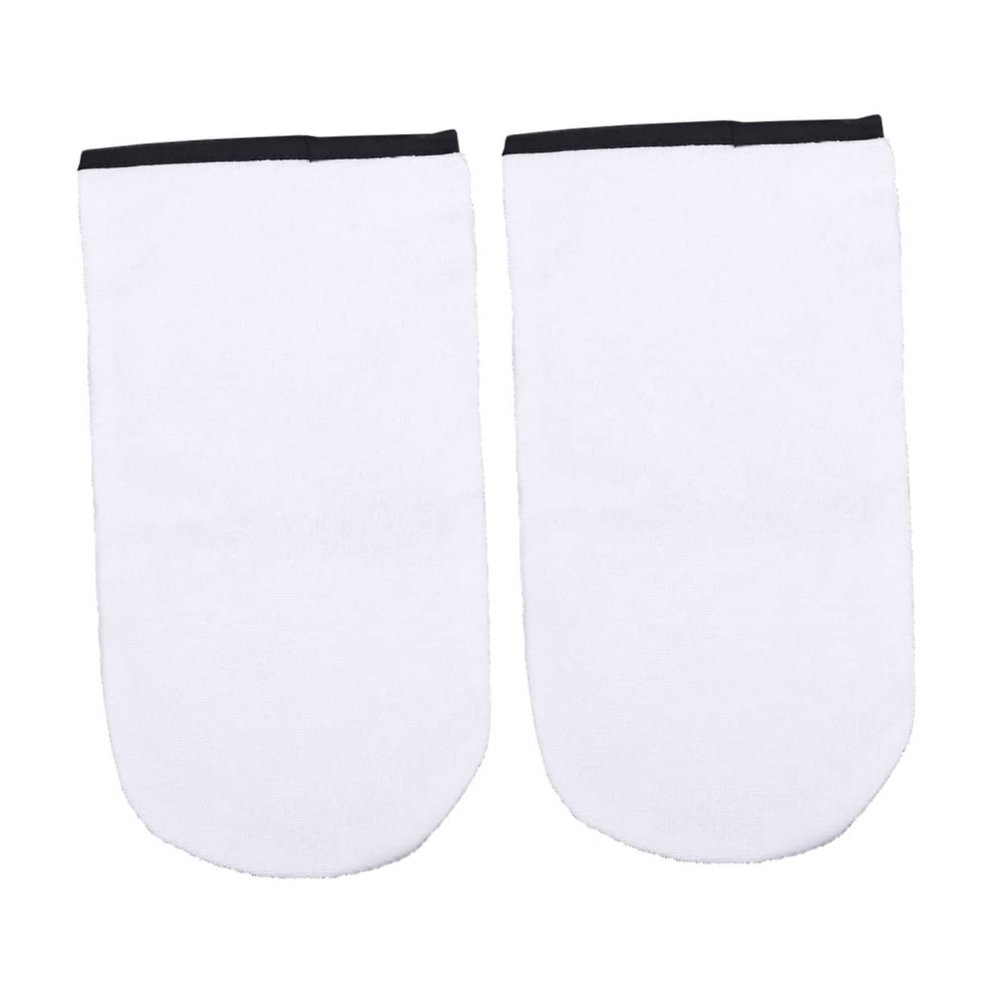 Beaupretty Insulated Cotton Moisturizing Gloves for Wax Deep Hydrating Paraffin Wax Hand Covers White for Home and Professional Use