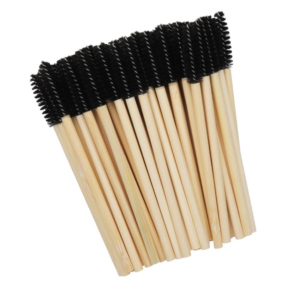 HAKIDZEL 100pcs Mascara Brush Applicators Disposable Eyelash Brush Mascara Wand Makeup Tools