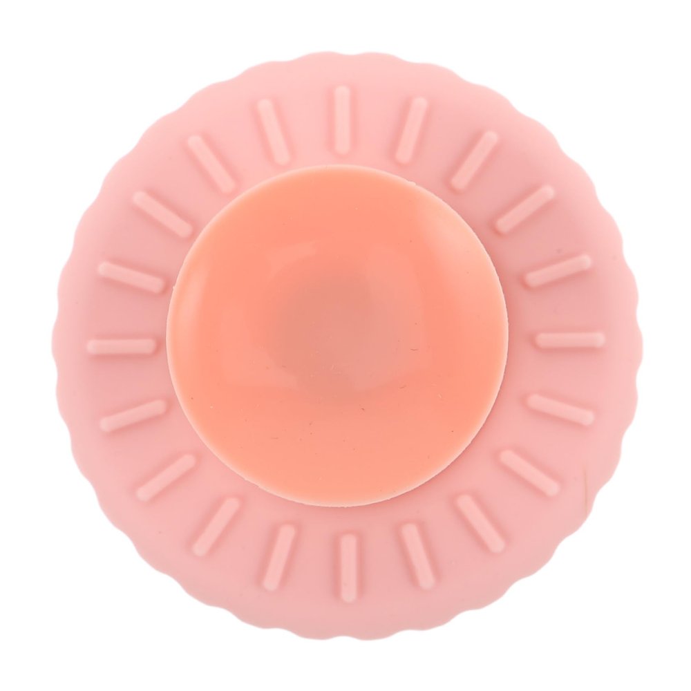 COMPUKAS Soft Silicone Facial Cleansing Brush Dual-use Exfoliator for Deep Pore Cleaning and Gentle Massaging Travel-Friendly Design in Gradient Colors