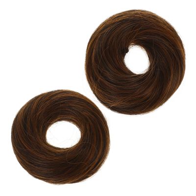 Beaupretty 2pcs Hair Buns Accessories Scrunchies for Thick Hair Curly Accessories Girls Wig Donut Bun Maker Chignon Shaper