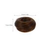 Beaupretty 2pcs Hair Buns Accessories Scrunchies for Thick Hair Curly Accessories Girls Wig Donut Bun Maker Chignon Shaper view 2
