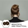 Beaupretty 2pcs Hair Buns Accessories Scrunchies for Thick Hair Curly Accessories Girls Wig Donut Bun Maker Chignon Shaper view 3