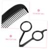 VICASKY 3sets Stainless Steel Trimming Scissors and Beard Shears Kit for Men Includes Comb and Storage Bag for Home Grooming and Barbershop Use view 3