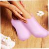 Beaupretty 4pairs Pink Silicone Socks Fuzzy Socks for Women Ankle High Moisturizing Gel for Foot Care view 3