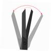 PACKOVE Vibrissac Stainless Steel Nose Hair Scissors Precision Trimming Shears for Men and Women for Eyebrow Shaping and Facial Grooming Easy to Use and Clean Silver view 3