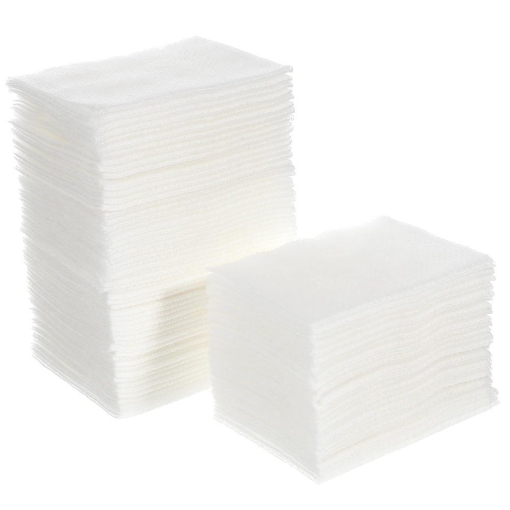 Beaupretty Facial Cotton Pads 2 Pack 200 Sheets Wet Compress Makeup Remover Stretchable Soft Gentle for Face