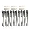 Beaupretty Portable Eyebrow Shaper Tool Kit 10pcs Foldable Razor 6 Replaceable Blades for Travel Home Use view 1