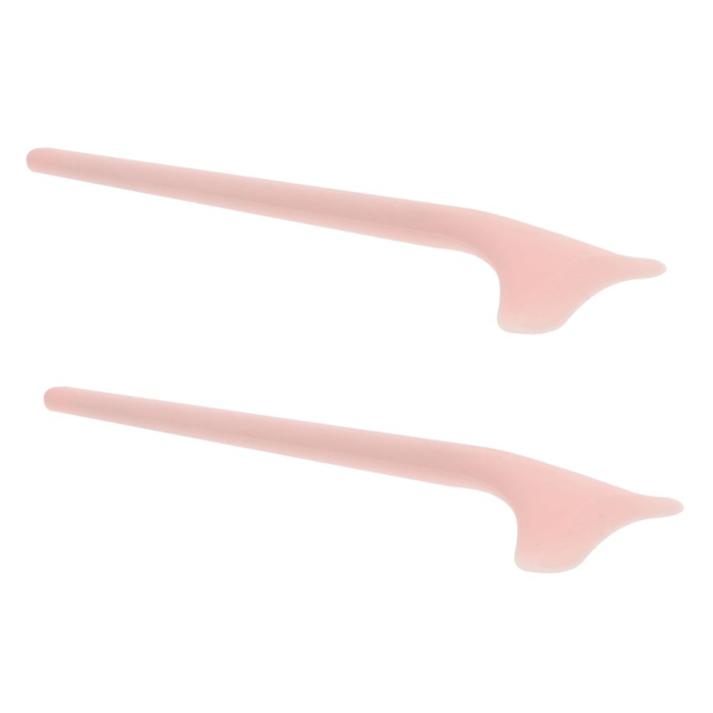 DECORNIJIA 2PCS Eye Makeup Tool Set Eyeliner Stencil and Mascara Shield for Beginners Portable Silicone Applicator for Home and Travel