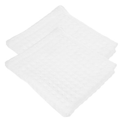 ASAKKURA 2pcs Square Washcloths Bulk Cotton Towels for Cleaning Drying Esthetician Towels