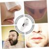 PartyKindom 8pcs Beard Scissors Set Stainless Scissors Nose Hair Trimmer Small Comb and White Leather Case for Men Grooming and Facial Hair Care view 4