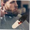 PartyKindom Stainless Steel Beard Scissors Set 2 Piece Grooming Kit with Beard Comb for Men Precision Trimming Tools for Facial Hair Care view 2