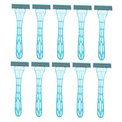 ELAYARD 20pcs Hotel Travel Women Disposable Razors Face Body Hair Trimmer Shaving Kit for Women