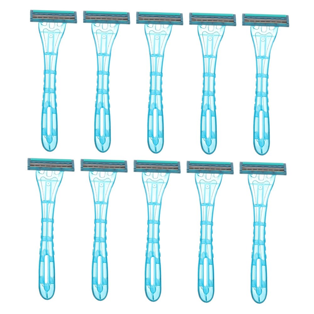ELAYARD 20pcs Hotel Travel Women Disposable Razors Face Body Hair Trimmer Shaving Kit for Women