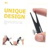 ASAKKURA 2pcs Brow Pencil Sharpener Makeup Pencil Sharpeners Bright Cutter for School Classroom Office view 2
