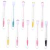 VICASKY 10pcs Eyelash Brush Tube Random Pattern Lightweight Applicator for Mascara Eyebrow Spiral for Lashes Design for Easy Use view 1